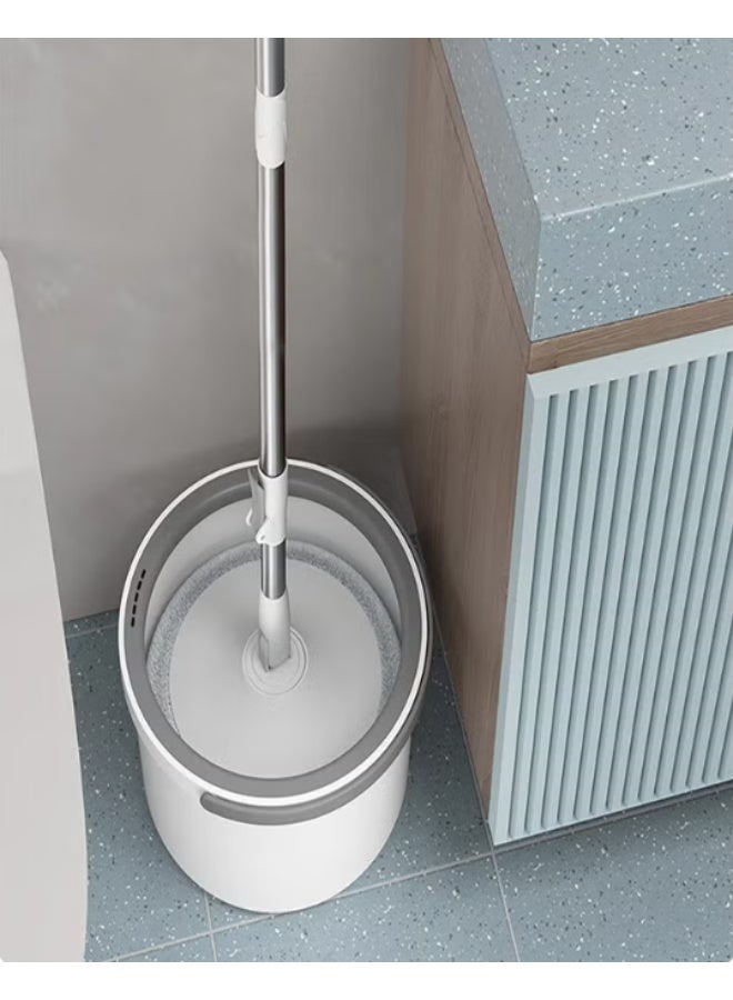 Dinnx 360° Spin Mop with Automatic Wring Bucket + 4 Microfiber Heads – Fast & Practical Cleaning System - Image 3